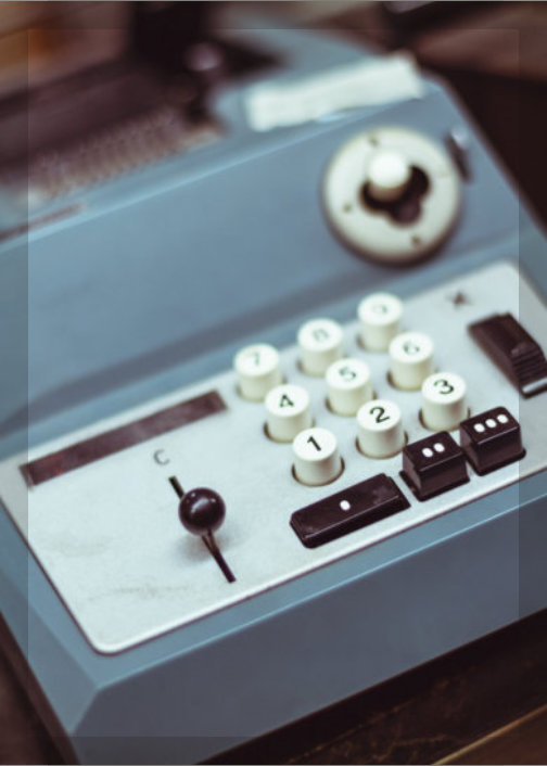 1970's adding machine, printing calculator